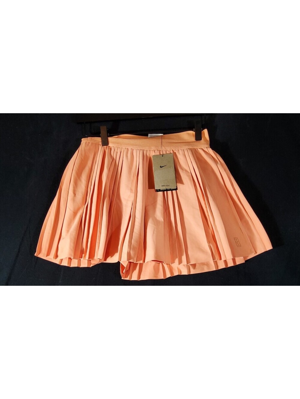Nike Court Advantage Dri-FIT Pleated Tennis Skirt Women's Size S Apricot Agate